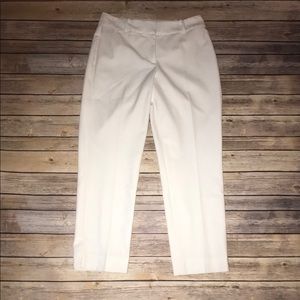 Talbots’s White ankle length pants